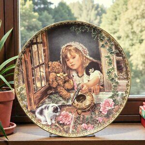 Vintage Collector Plate “Moments of Caring” by Sandra Kuck Plate,